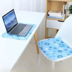 Gel Ice Pad Mattress No-Water Cooling Gel Seat Cushion for Students Dormitory Summer Temperature Control Elderly Pressure Relief