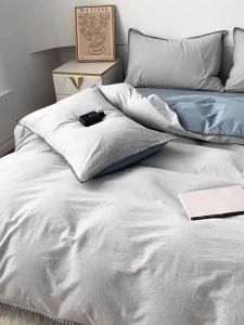 WUYINLIANGPIN | Bộ Đồ Chăn Ga Gối Bọc Vỏ Cotton Sạch