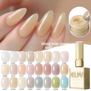 Bộ Sơn Móng Tay Gel Màu Ice-Through 24 Màu 15ml Bán Vĩnh Cửu Dùng Đèn UV/LED Dành Cho Làm Nail Nghệ Thuật Tại Nhà Bộ Sưu Tập Mùa Xuân