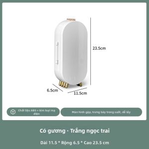 Hộp Đựng Trang Sức Gấp Gọn Cao Cấp có Gương