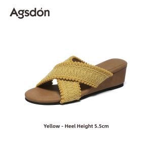 Agsdon | Woven Summer Sandals Easy Slip-On