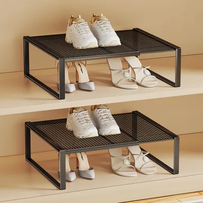 Space Saving Expandable Shoe Storage Shelf