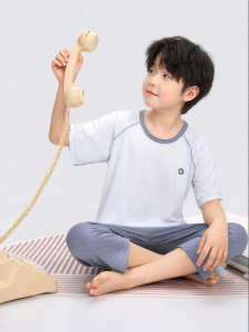 zosee | Thin Summer New Big Boy Sleepwear Set