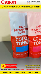Toner Mesin Fotocopy Warna Canon C7580/C7570/C7565 Image Press C850/C910/C165