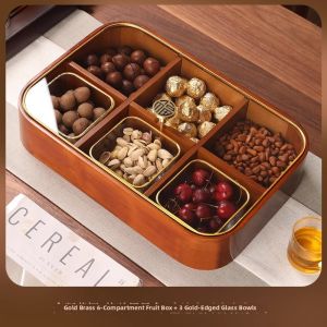 CRISTALGLASS | Luxurious Chinese Style Storage Box Wood