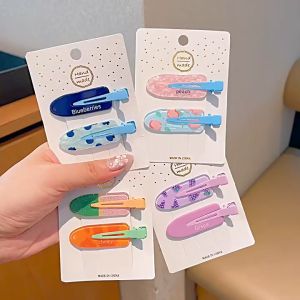 COD 6PCS / SET JEPITAN RAMBUT PONI KOREAN MOTIF SERI SUMMER FASHION LUCU