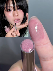 Son Môi Dạng Lỏng Haggard Imo Monster Solid Lip Gloss Mirror Lipstick Màu Nude Dưỡng Ẩm Cho Môi Khô Son Bóng Dạng Lỏng
