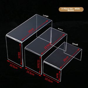 YOUKAMAN | Acrylic Transparent U-shaped Shelving Unit Display Rack