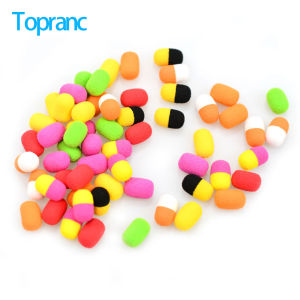 Topranc EVA Fishing Floats Carp Fishing Bait Pop Up Boilie Foam Floats Ball Beads Fishing Floating Ball Accessories