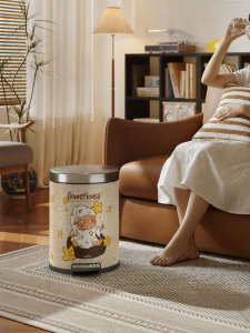 MEISD | Vintage Style High-End Easy-to-Use Foot Pedal Bin