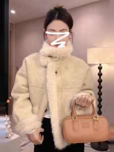 Shalldoer | Korean Style Warm Stand Collar Jacket Womens Thickened Outerwear