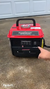 REAIM Gasoline Generator 950W Portable Double protection Household Outdoor Ultra High Performance Manual Start low noise Household Generator