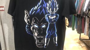 Kaos Prince Saiyan Vegeta Kingkong Tshirt Casual Premium Cotton Real Pict Ready Stock Tersedia dan Siap Kirim BISA COD