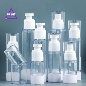 5 Size Clear Empty Airless Pump Vacuum Bottle /Refillable Portable Plastic Spray Bottle /Travel Toil