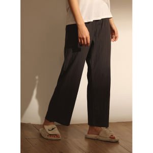 me home wear | Pure Cotton Lightweight Loose Straight Leg Loungewear Pants