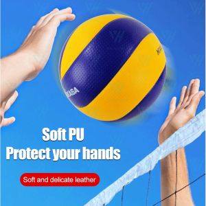 Mikasa volleyball MVA200 MVA330 Soft Volleyball Beach Training Size5 volleyball Bola Tampar FREE Gifts Needle & Net