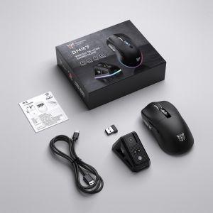 ONIKUMA | Chuột Chơi Game ONIKUMA DM07 Có Đèn RGB Kết Nối 3 Chế Độ Pin Sạc Không Dây 500mAh 6 Cấp Độ Dpi Dành Cho Game Thủ PC/Laptop