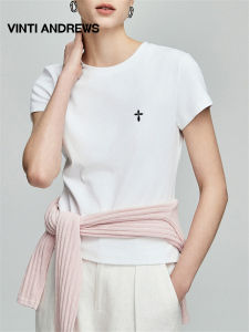Round Neck Short Sleeve Bodycon T-shirt