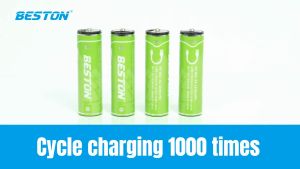Bộ 4 Pin sạc AA 1.5V Beston 3000mWh Lithium 2AC-80 hỗ trợ sạc nhanh trực tiếp bằng cổng USB type C