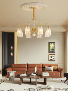 DGY | Vintage French Style Glass Chandelier