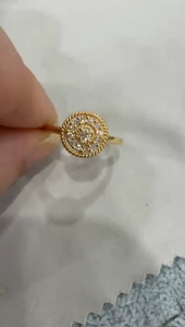 Poh Heng Jewellery 18K Gold Diamond Ring
