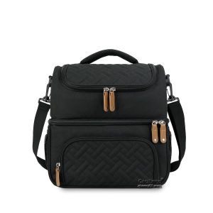 Cacibeno Large Capacity Multifunction Mummy Insulation Cooler Bag For Drink Lunch Breastmilk Storage 15L