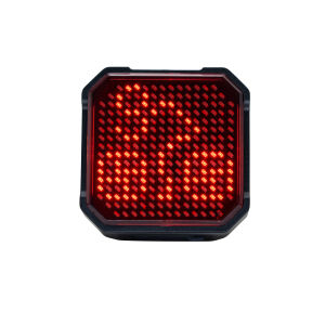 X-Tiger | X-TIGER Smart Bicycle Tail Light with Brake Sensor Night Riding Safety Light DIY Expression Pattern Group Same Frequency