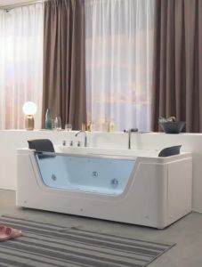 Jacuzzi Waterfall Bathtub Acrylic Home Bathtub Jacuzzi Bubble Bath Massage Bathtub For 2家用双人亚克力浴缸 Bathtub Spa Jakuzi