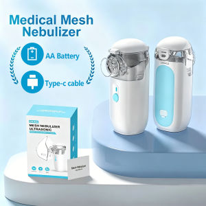 Handheld Medical Mesh Nebulizer Silent Inhaler Atomizer Portable Micro Humidifier Nebuliser Inhalator for Adult Kids Nebulizador