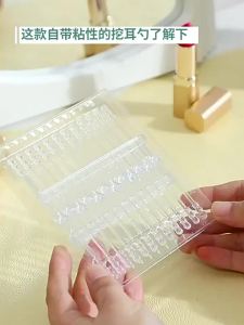 New 24PCS/Box New Silicone Disposable Ear Swabs Soft Ear Cleaner Sticky Ear Swabs Sticky Earwax Remover Stick Adults