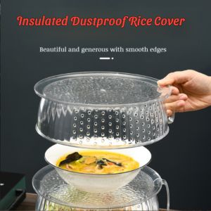 Transparent Insulated Rice Cover Freshness Preservation Dustproof Rice Cover Multi-Layer Mosquito Proof Vegetable Cover