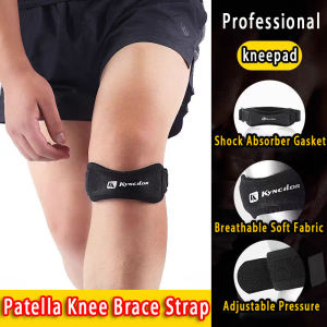 Patella Knee Brace Strap Adjustable Knee Brace Patellar Tendon Stabilizer Support Band For Knee Pain Relief Jumpers Tendonitis Running Mountaineering Knees Protector 髌骨带 护膝带
