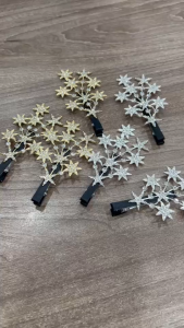 กิ๊บติดผมรูปดาวติดเพชร กิ๊บติดผมรูปดาวประกายแวววาว