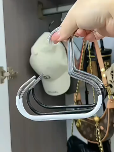 10Pcs Multifunctional Cap Hanger Non Slip Circle Ring Storage Hook Hat Display Hook for Closet