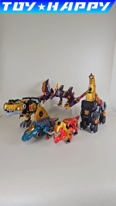Robot lắp ráp Miniforce 7 Dino Emperor Black Version - Phiên bản đặc biệt Rồng Hoàng Đế King Kong