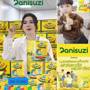 ( Giá Sỉ Hàng Chính Hãng )  Siro Ăn Ngon Hihihaha Danisuzi Huyền Phi Chính Hãng Hỗ Trợ Ăn Ngon Ngủ Ngon Hộp 30 Gói x 10ml