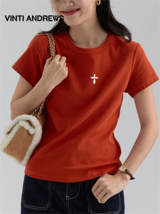 Fitted Solid Color Short Sleeve T-Shirt