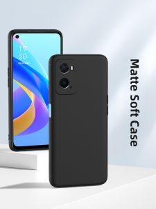 Henyou | Oppo A36 A35 A32 Silicone Phone Case Anti-fall Creative Matte Finish Protective Cover For Men And Women Full Lens Protection
