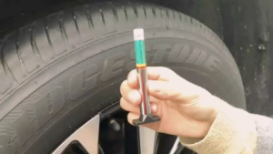 SUERTE 0-25mm Universal Metric Tire Depth Gauge Tool For Car Tire Thread Depth Measurement Meter