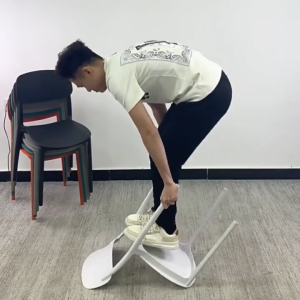 Serene Nordic Chair Plastic Chair Dining Chair Furniture Home Chair Cafe Chair Study Chair Thickened Living Chair