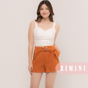 RIMINI - Bawahan Cewe Haighwaist Casual A-Line XS-XL - Eilette Short 85709