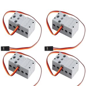 Geekservo 2kg Điều Khiển Từ Xa 360 Độ Động Cơ Servo Cho Micro:bit Raspberry Pi Tự Làm Đồ Chơi Màu Xám 4.8V-6V 1/4/10 Bộ