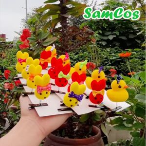 Kẹp tóc cho bé hình con thỏ con vịt siêu cute dễ thương thời trang SamCos