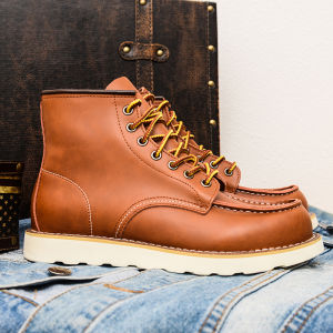 Vintage Style Work and Motorcycle Boot 875 High-top