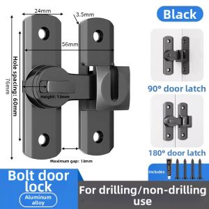Drill-Free Security Water-Resistant Door Lock