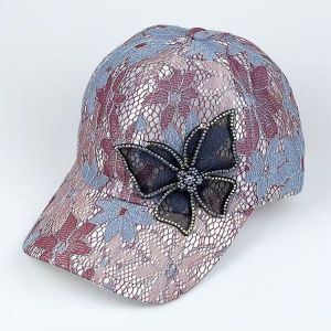 WUUJIA+ | Breathable Sun Protection Fashion Lace Rhinestone Cap