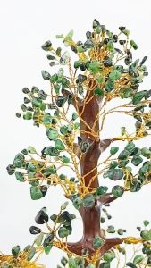 [ Woosilver ] Cây handmade đá Ruby Nam Phi thô tự nhiên thịnh vượng và may mắn - MS23