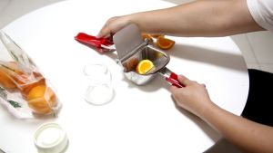 304 Stainless Steel Manual Hand Press Squeeze Lemon Juice Extractor for Orange/Lime/Grapefruit