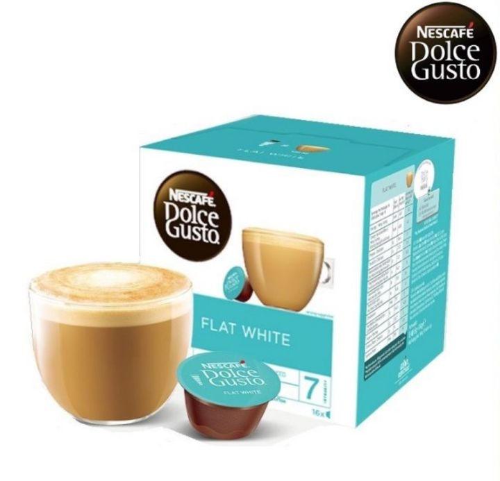 Nescafe Dolce Gusto Flat White Coffee Capsules Lazada PH