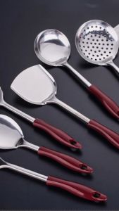 Stainless Steel Slotted Turner Spatula 33.5CM/kitchen cooking utensil/Sudip